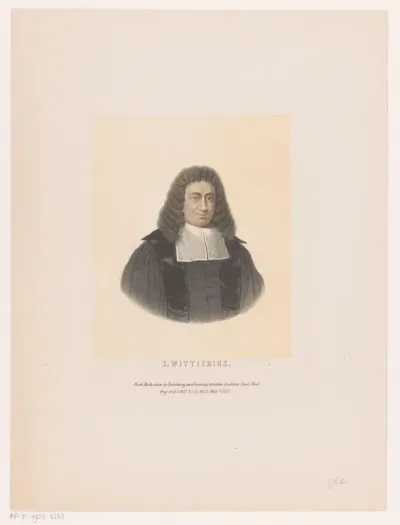 Portret van Christophorus Wittichius