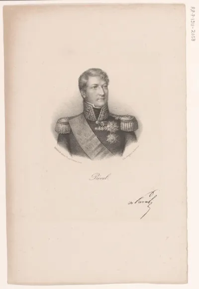 Portret van Claude Antoine Hippolyte de Préval
