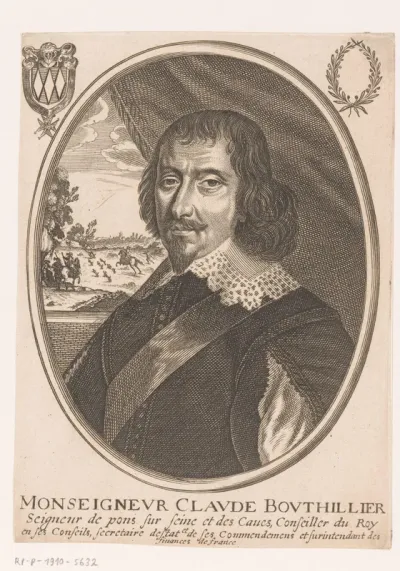 Portret van Claude Bouthillier