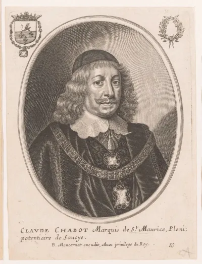 Portret van Claude Chabot