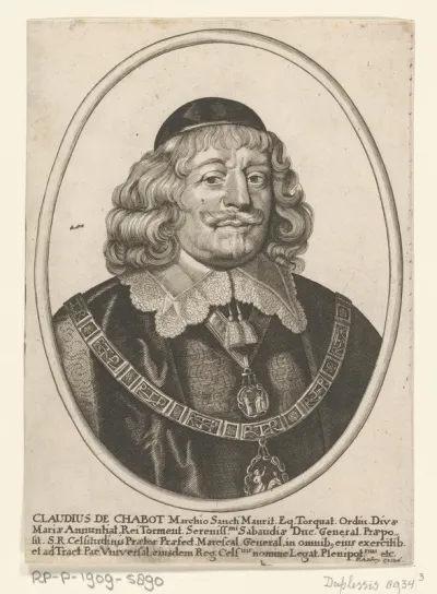 Portret van Claude de Chabot