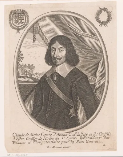 Portret van Claude de Mesmes, graaf van Avaux