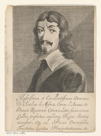 Portret van Claude de Mesmes