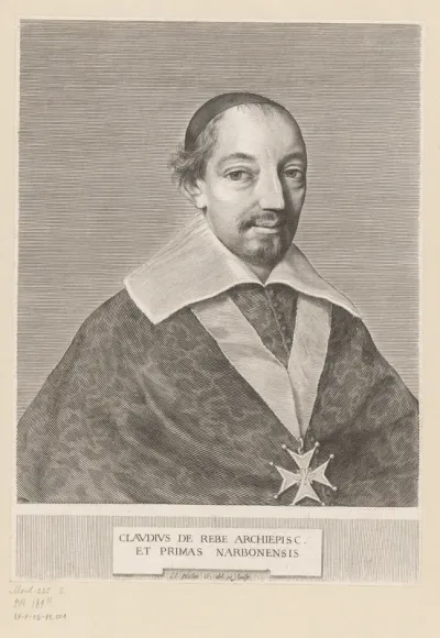 Portret van Claude de Rebé, aartsbisschop van Narbonne