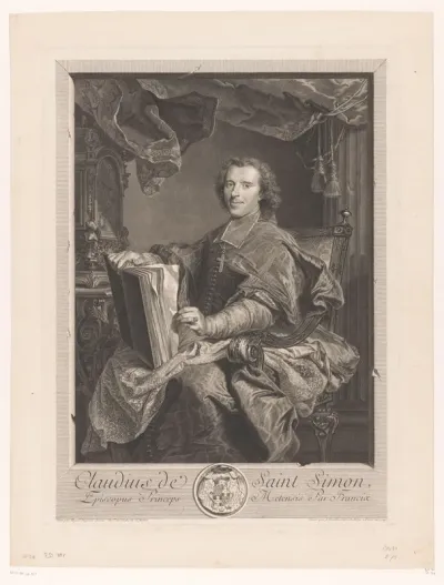 Portret van Claude de Saint-Simon