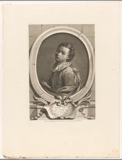 Portret van Claude Gillot