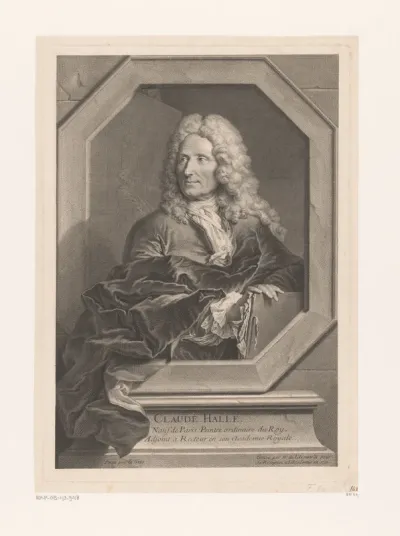 Portret van Claude Guy Hallé