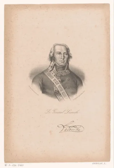 Portret van Claude Jacques Lecourbe