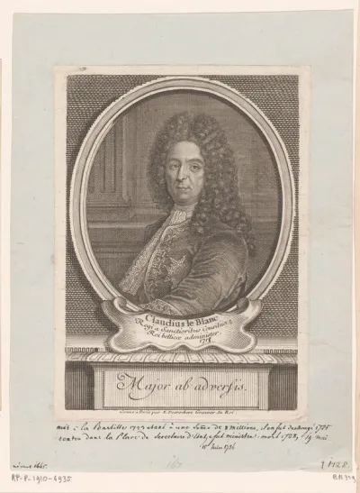 Portret van Claude le Blanc