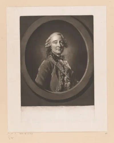 Portret van Claude Louis François Régnier de Guerchy