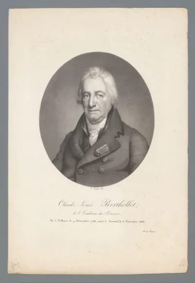 Portret van Claude-Louis, graaf van Berthollet