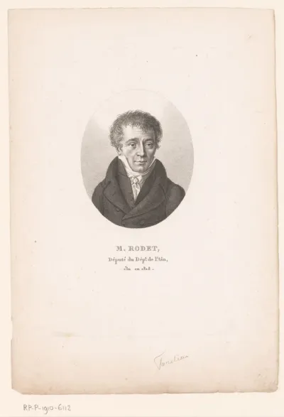 Portret van Claude-Louis Rodet