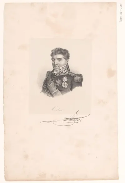 Portret van Claude-Victor Perrin