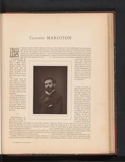 Portret van Claudius Marioton