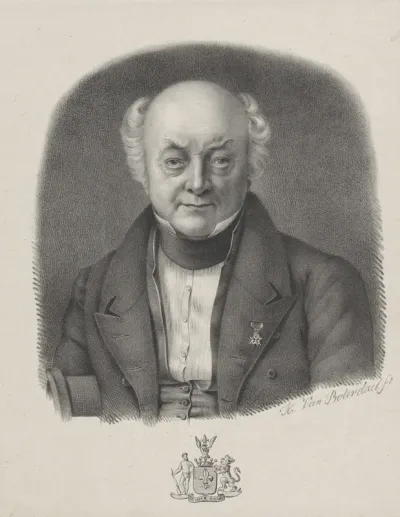 Portret van Claudius Pieter Gevers