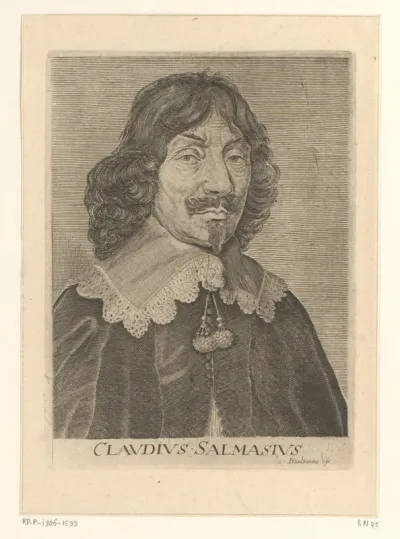 Portret van Claudius Salmasius
