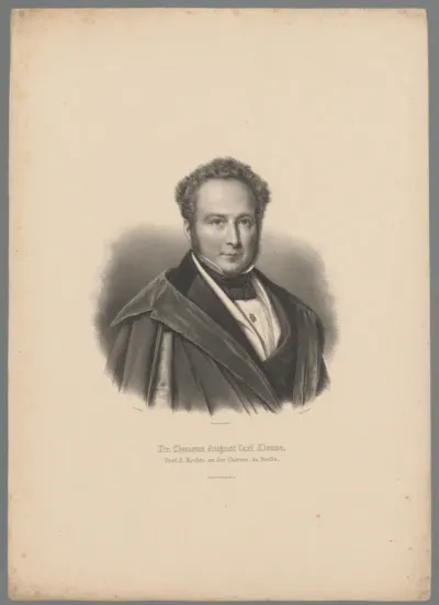 Portret van Clemens August Carl Klenze