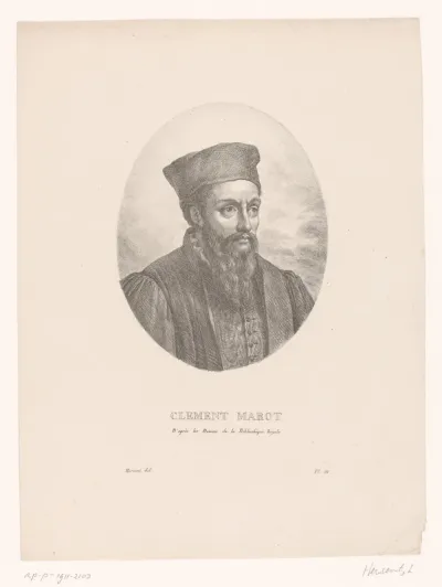 Portret van Clément Marot