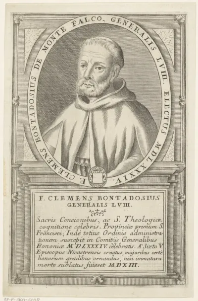 Portret van Clemente Bontadosi, 58ste Minister Generaal van de franciscaner orde