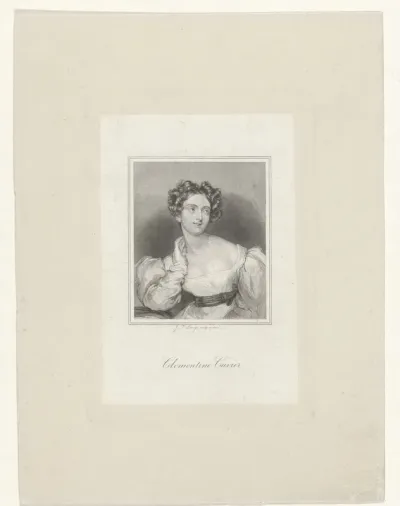 Portret van Clémentine Cuvier