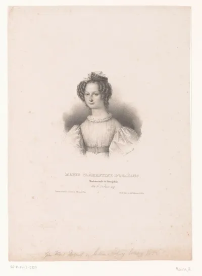 Portret van Clémentine d'Orléans