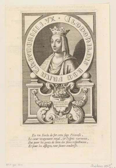 Portret van Clodoïlde