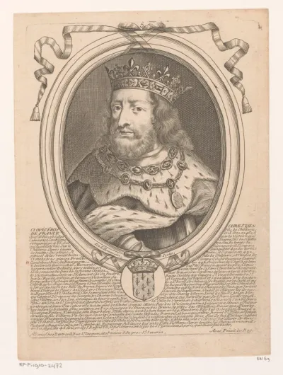 Portret van Clovis I