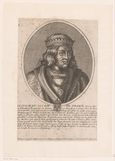 Portret van Clovis III
