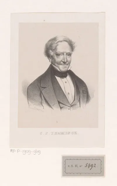 Portret van Coenraad Jacob Temminck