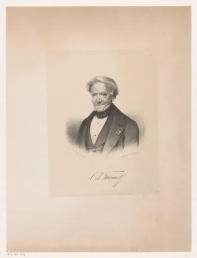 Portret van Coenraad Jacob Temminck