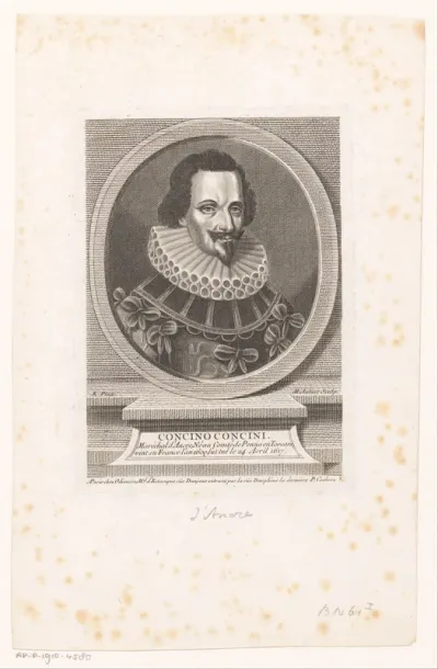 Portret van Concino Concini