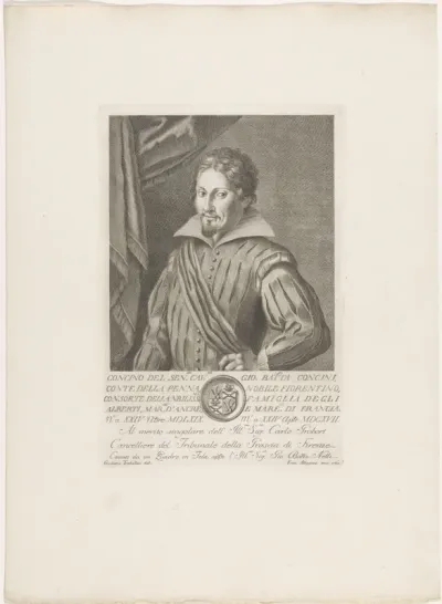 Portret van Concino Concini