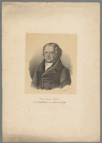 Portret van Conrad Benjamin Meissner