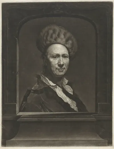 Portret van Conrad Friedrich Hurlebusch