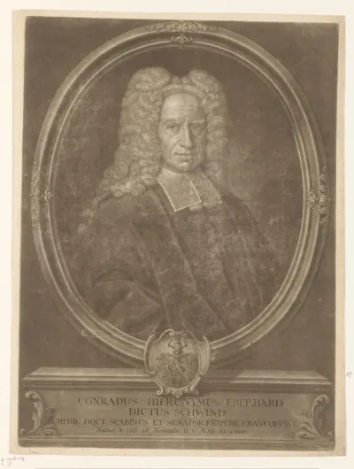 Portret van Conrad Hieronymus Eberhard