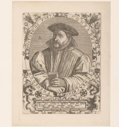 Portret van Conrad Lautenbach