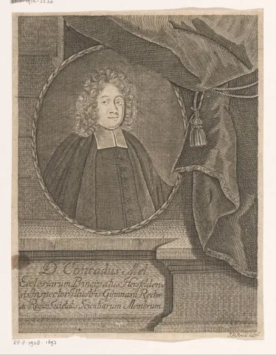 Portret van Conrad Mel