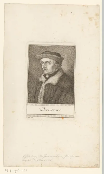 Portret van Conrad Pellican