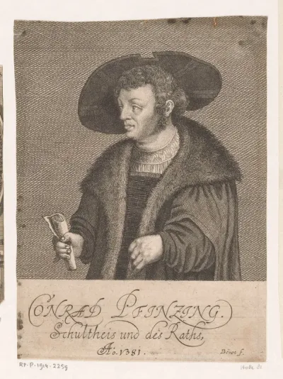 Portret van Conrad Pfinzing