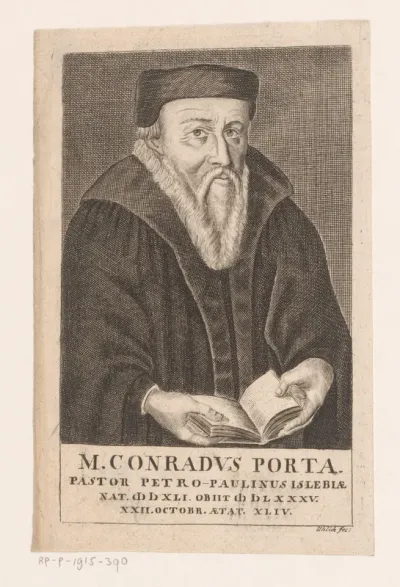 Portret van Conrad Porta