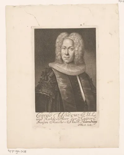 Portret van Conrad Widow