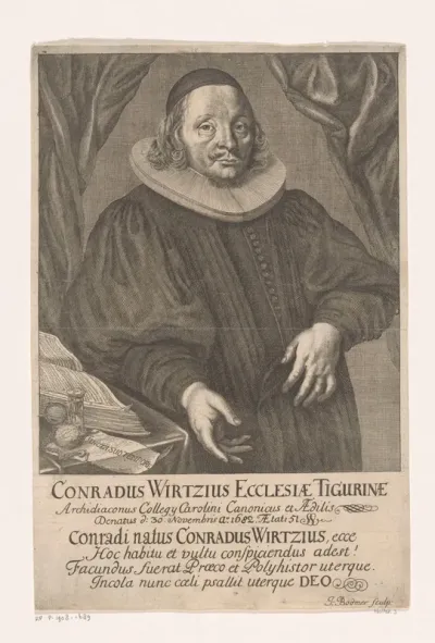Portret van Conrad Wirtz