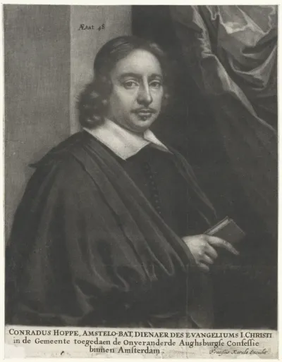 Portret van Conradus Hoppe