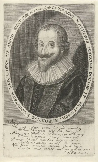Portret van Conradus Matthaeus
