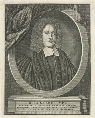 Portret van Conradus Mel