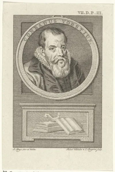 Portret van Conradus Vorstius