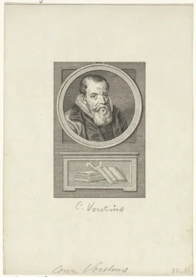 Portret van Conradus Vorstius