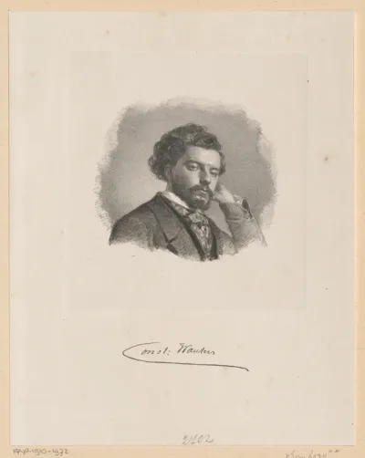 Portret van Constant Wauters