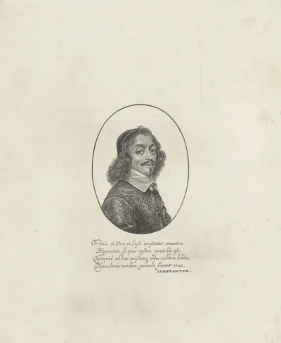 Portret van Constantijn Huygens