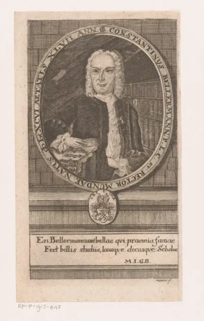Portret van Constantin Bellermann
